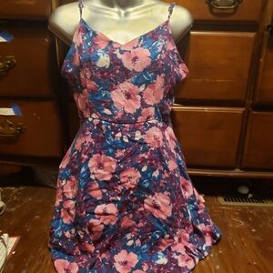 Floral Spaghetti Strap Dress